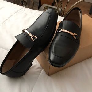 asos leather loafers
